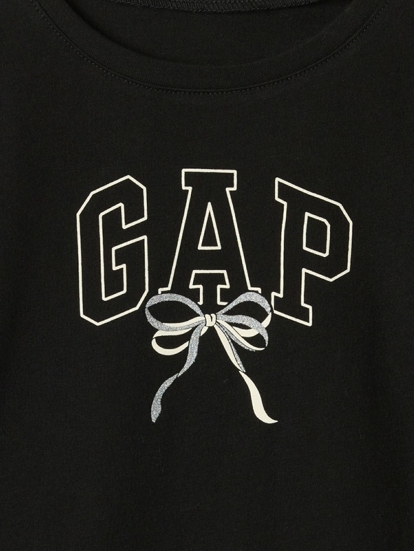 GAP Camiseta Infantil Negro