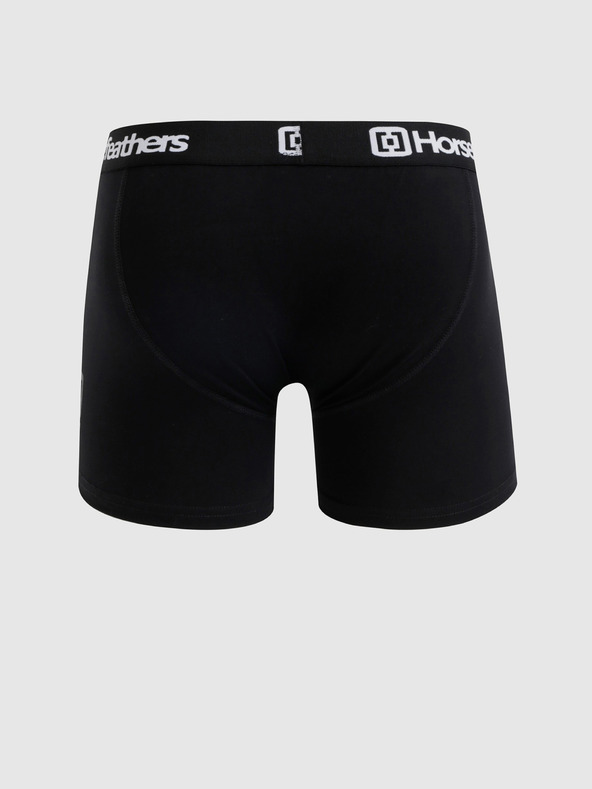 Horsefeathers Dynasty Boxers 3 Piece Negro