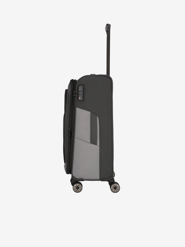 Travelite Viia 4w M Anthracite Suitcase Gris