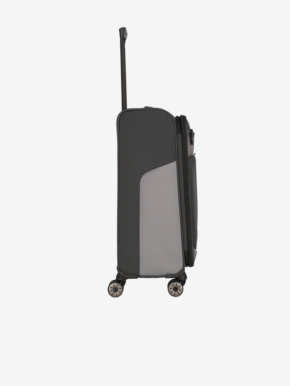 Travelite Viia 4w M Anthracite Suitcase Gris