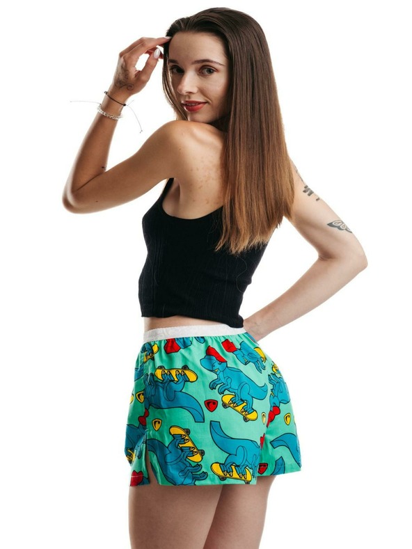 Represent Gigi Skating T-Rex Boxer Shorts Verde