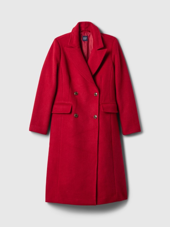 GAP Chesterfield Coat Rojo