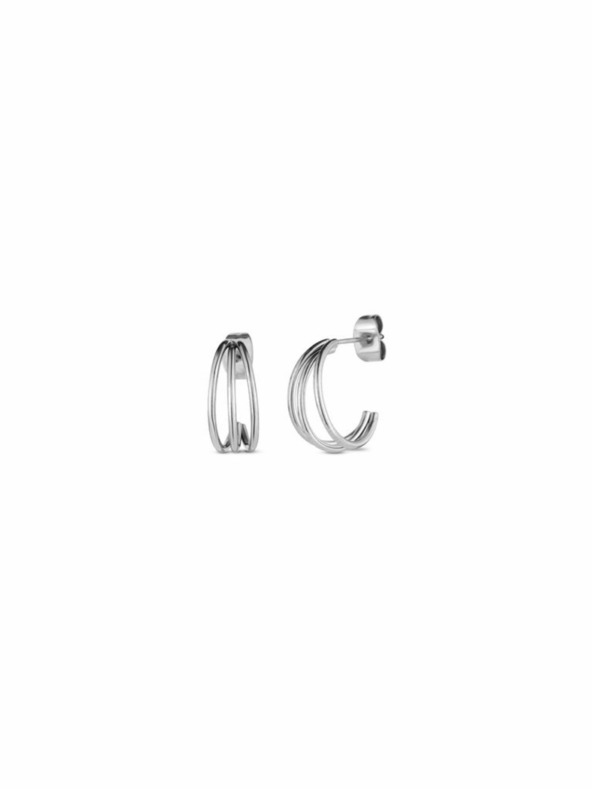 Vuch Elegy Silver Earrings Plateado