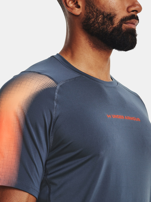 Under Armour UA HG Armour Nov Fitted SS T-shirt Gris