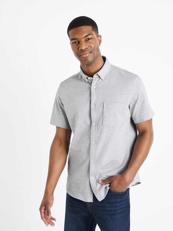 Celio Barik Shirt Gris