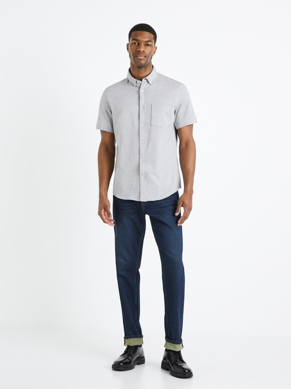 Celio Barik Shirt Gris