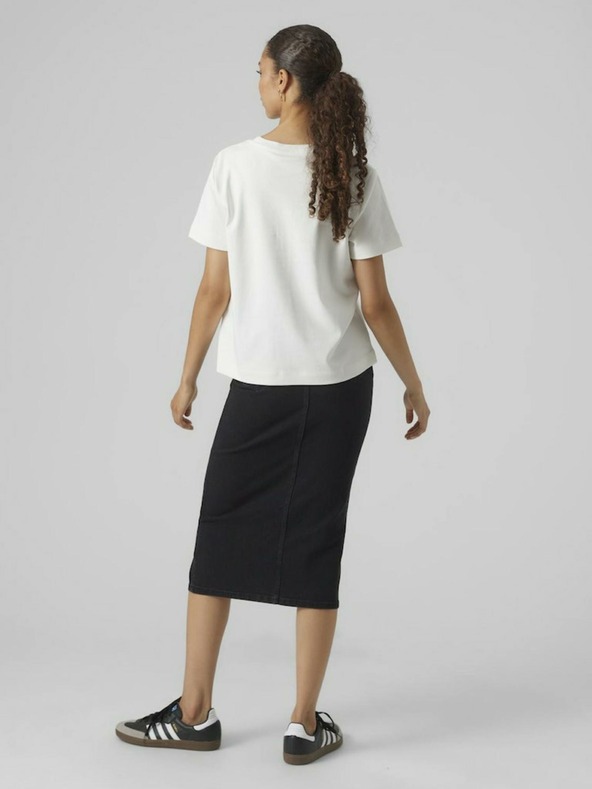 Vero Moda Naima T-shirt Blanco