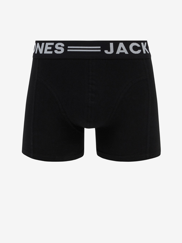 Jack & Jones Sense Boxers 3 Piece Negro