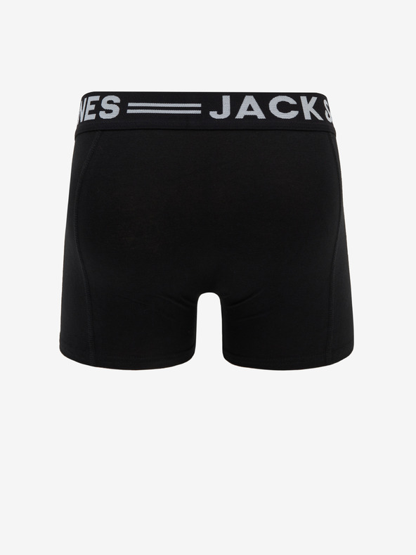 Jack & Jones Sense Boxers 3 Piece Negro