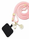 Guess Crossbody Cord 4G Charm Gold/Pink Obal na telefon