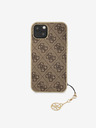 Guess 4G Charm Zadní Kryt pro iPhone 13 Brown Obal na telefon