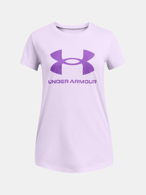 Under Armour UA Crop Sportstyle Logo SS Triko dětské