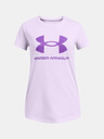 Under Armour UA Crop Sportstyle Logo SS Triko dětské