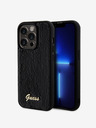 Guess Sequin Script Logo Zadní Kryt pro iPhone 14 Pro Max Black Obal na telefon