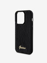 Guess Sequin Script Logo Zadní Kryt pro iPhone 14 Pro Max Black Obal na telefon