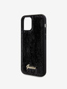 Guess Sequin Script Logo Zadní Kryt pro iPhone 12/12 Pro Black Obal na telefon