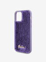 Guess Sequin Script Logo Zadní Kryt pro iPhone 12/12 Pro Purple Obal na telefon