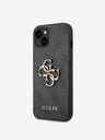 Guess PU 4G Metal Logo iPhone 14 Plus Grey Obal na telefon