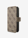 Guess 4G Book iPhone 11 Brown Obal