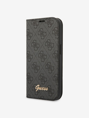 Guess PC/TPU 4G Metal Camera Outline Book iPhone 14 Pro Black Obal