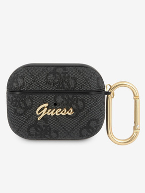 Guess 4G Script PC/PU AirPods Pro Black Obal