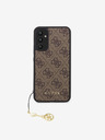 Guess 4G Charm Zadní Kryt pro Samsung Galaxy A34 5G Brown Obal na telefon