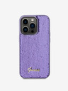 Guess Sequin Script Logo Zadní Kryt pro iPhone 15 Pro Max Purple Obal na telefon