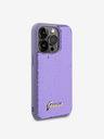 Guess Sequin Script Logo Zadní Kryt pro iPhone 15 Pro Max Purple Obal na telefon