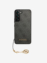 Guess 4G Charm Zadní Kryt pro Samsung Galaxy S23 Grey Obal na telefon