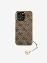 Guess 4G Charm Zadní Kryt pro iPhone 13 Pro Brown Obal na telefon