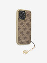 Guess 4G Charm Zadní Kryt pro iPhone 13 Pro Brown Obal na telefon