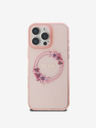 Guess IML Flowers Ring MagSafe Zadní Kryt pro iPhone 16 Pro Pink Obal na telefon