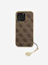 Guess 4G Charm Zadní Kryt pro iPhone 13 Pro Max Brown Obal na telefon