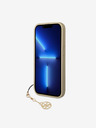 Guess 4G Charm Zadní Kryt pro iPhone 14 Pro Brown Obal na telefon