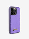 Guess Sequin Script Logo Zadní Kryt pro iPhone 14 Pro Max Purple Obal na telefon