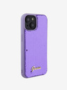 Guess Sequin Script Logo Zadní Kryt pro iPhone 15 Plus Purple Obal na telefon