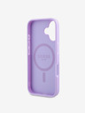 Guess Saffiano Peony Stamp MagSafe Phone 16 Purple Obal na telefon