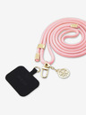 Guess Crossbody Cord 4G Charm Gold/Pink Obal na telefon