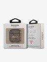 Guess 4G Script PC/PU Airpods 1/2 Brown Obal