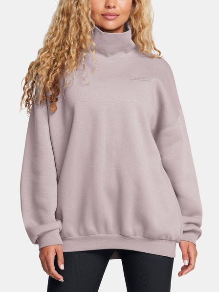 Under Armour UA Icon Fleece OS Mock Crew Mikina