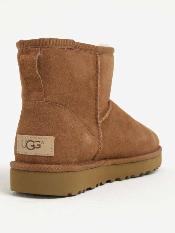 UGG Classic Mini II Kotníková obuv Hnědá