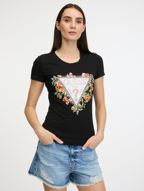 Guess Triangle Flowers Triko