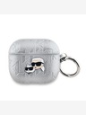 Karl Lagerfeld AirPods 3 Silver Obal