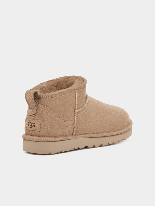 UGG Classic Ultra Mini Kotníková obuv Béžová