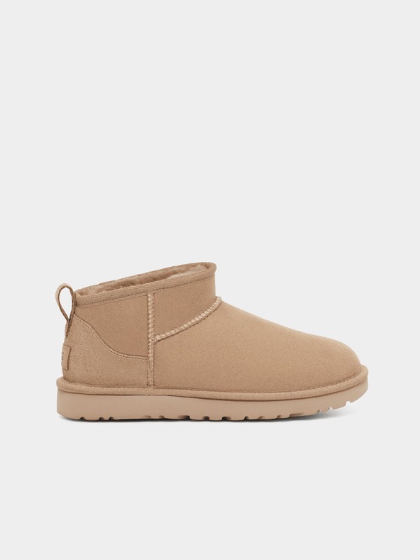 UGG Classic Ultra Mini Kotníková obuv Béžová