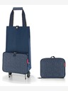 Reisenthel Foldabletrolley Herringbone Dark Blue Taška