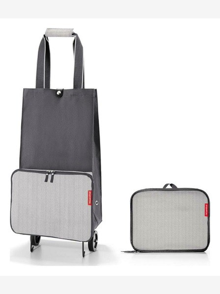 Reisenthel Foldabletrolley Herringbone Grey Taška