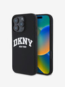 DKNY Liquid Silicone Arch Logo MagSafe iPhone 16 Pro Black Obal na telefon