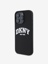 DKNY Liquid Silicone Arch Logo MagSafe iPhone 16 Pro Black Obal na telefon