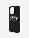 DKNY Liquid Silicone Arch Logo MagSafe iPhone 16 Pro Black Obal na telefon